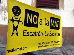 Oposició a la MAT Escatrón-La Secuita