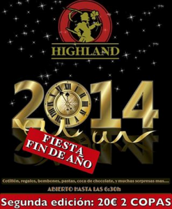 Cartell de la festa a Highland