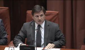 Josep Andreu al Parlament
