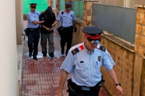 L'assassí de la venedora de cupons de l'ONCE de Valls, després de prestar declaració als jutjats el juliol passat -un dels dos casos d'homicidi dolós comesos al Camp de Tarragona l'any 2013. / ACN