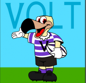 El Volt, la nova mascota del Club Rugby Tarragona