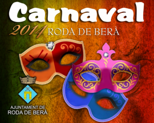 Cartell promocional del Carnaval a Roda de Berà.