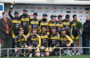 Club Ciclista Campclar guanyadors de la categoria per equips del II Trofeu Social Ciclista Tarragona 2017