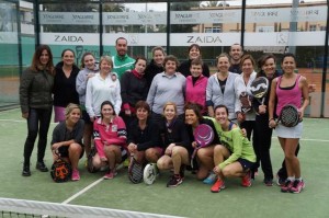 L’equip femení de pàdel del TennisPark preparat per a la Lliga Catalana
