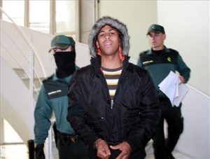 Un dels caps de la banda 'Los Trinitarios' detingut al novembre de 2012. Foto ACN