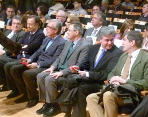 L'alcalde de Tarragona, Josep Fèlix Ballesteros, o el subdelegat del govern espanyol, Jordi Sierra, entre els rostres de primera fila