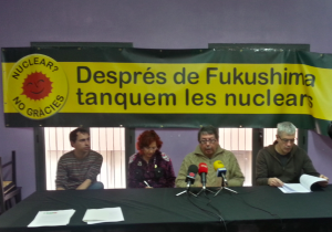 Presentació dels actes contra les centrals nuclears. Foto: Joan Marc Salvat.