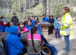 Els alumnes de l'Escola Bernardí Toldrà de Vila-rodona han estat els primers a gaudir de l'itinerari de natura a l'Albereda de Santes Creus