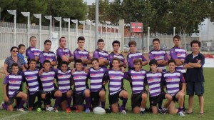 Equip dels els Sub18 del Rugby Tarragona