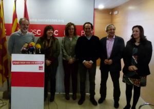 Grup parlamentari del PSC del Camp de Tarragona aquest matí
