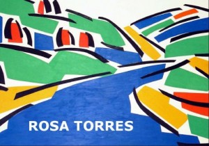 Rosa Torres és l'autora de l'exposició colorista