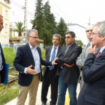 L’alcalde de Salou i tècnics d’ADIF, de la mà per la futura nova estació