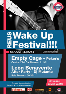 Cartell del festival 'Reus, Wake Up!!!'