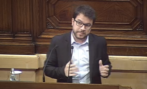 Pere Aragonès d'ERC al Parlament