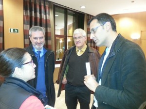 Josep Ramon Bosch, president de Societat Civil Catalana (esq.) i Joan M. Carrillo, portaveu a TGN (dreta). Foto: JM.Salvat