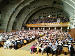 El Palau de Congressos, ple de gom a gom. Fotos: Joan Marc Salvat