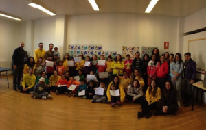 Foto de família amb els participants a la jornada