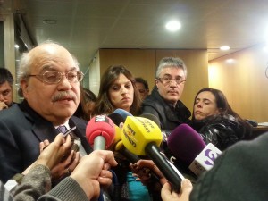 El conseller d'Economia, Andreu Mas-Colell, ha presentat les novetats del CRT. Foto: Tarragona21