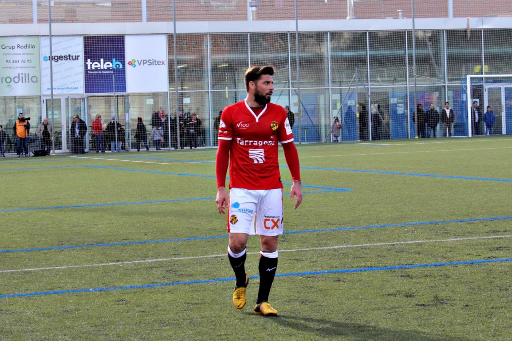 Xavi Molina autor del gol a Montigalà. Foto:Tarragona21