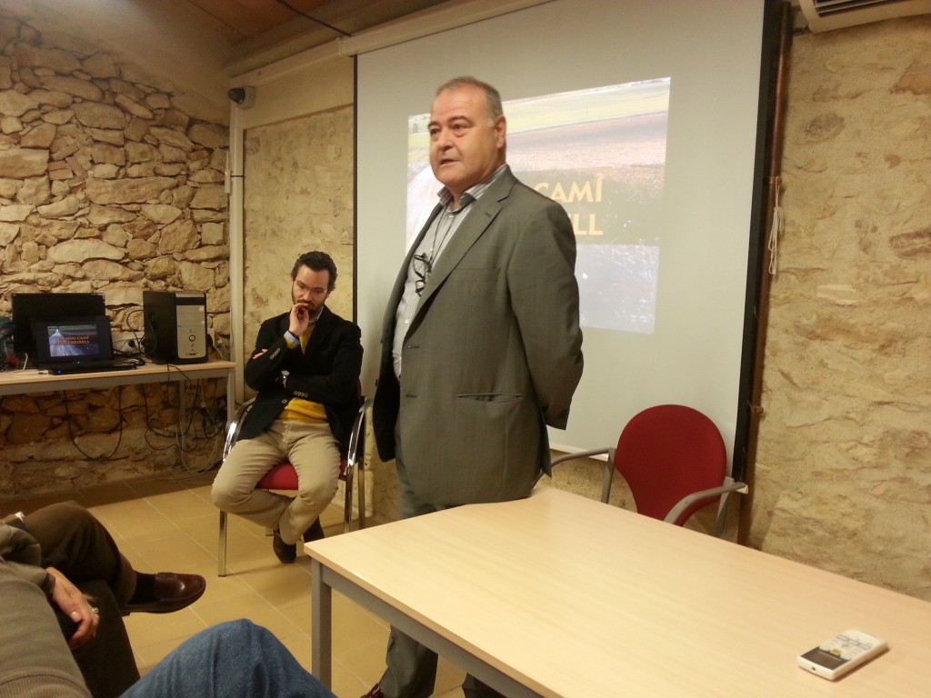 L'alcaldable de CiU, Jordi Llopart, en la presentació pública de la seva candidatura. Foto: Tarragona21