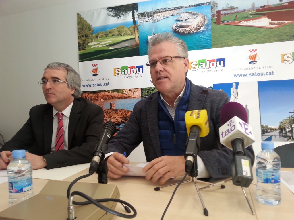 El regidor de Gestió de Territori, Marc Montagut i l'alcalde, Pere Granados. Foto: Tarragona21