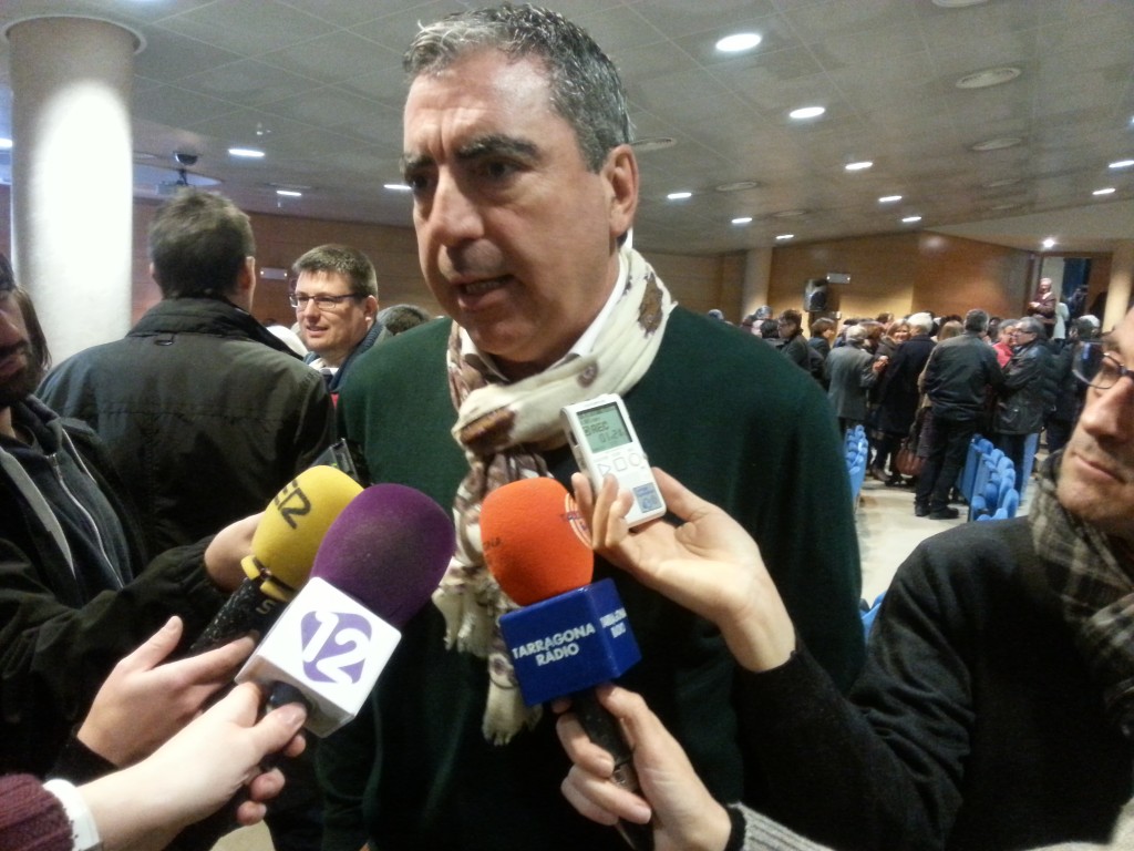 Albert Abelló ha quedat 'gelat' per la conferència de Ballesteros. Foto: Tarragona21