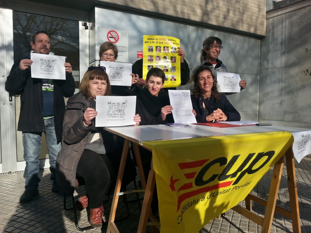 La CUP s'ha personat com acusació particular en el cas, i compta amb el suport del Grup de Treball en Defensa de la Sanitat de Tarragona. Foto: Tarragona21