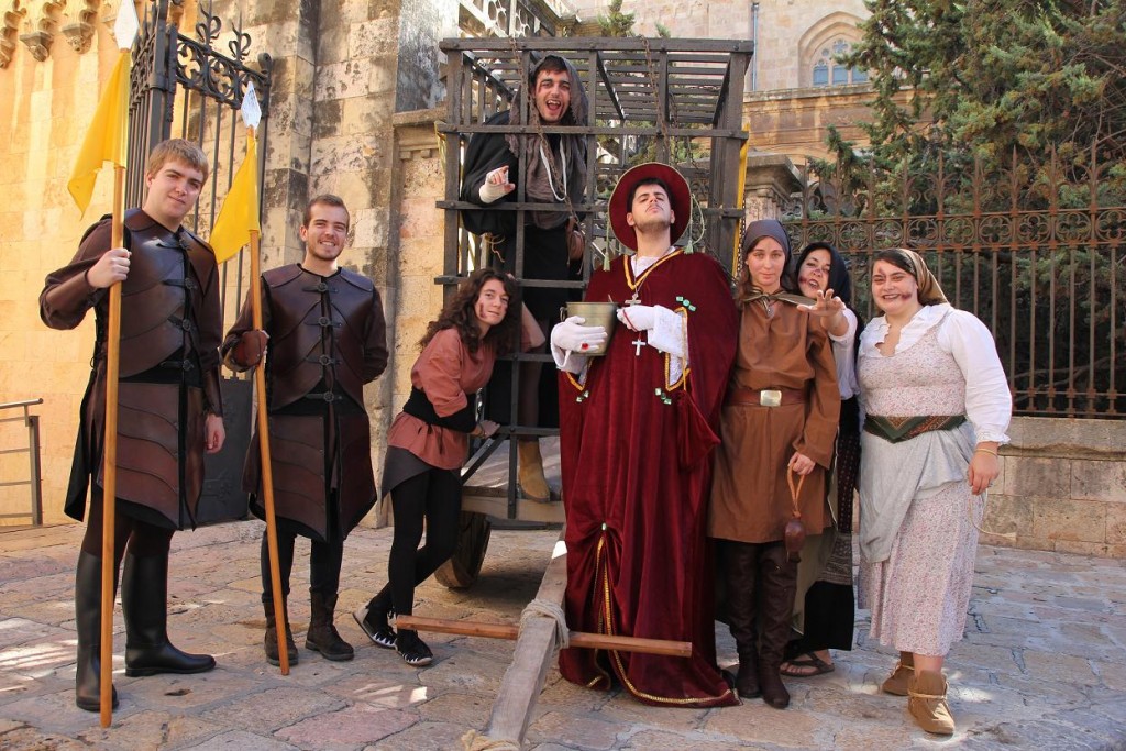 El grup d'actors i actruis de l'Aquelarre medieval