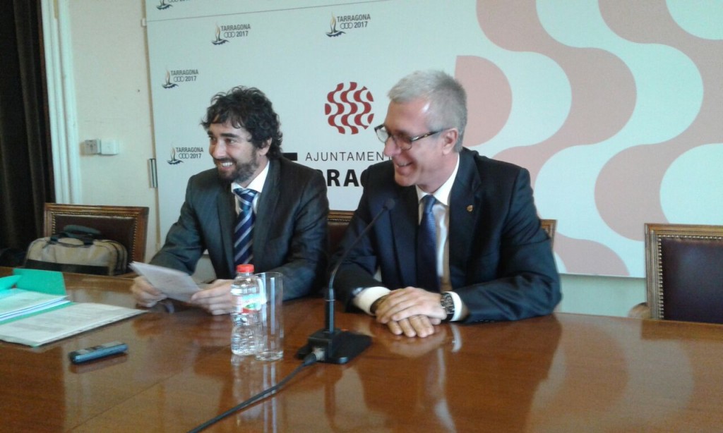 L'alcalde, junt al conseller Carles Castillo. Foto: Tarragona21