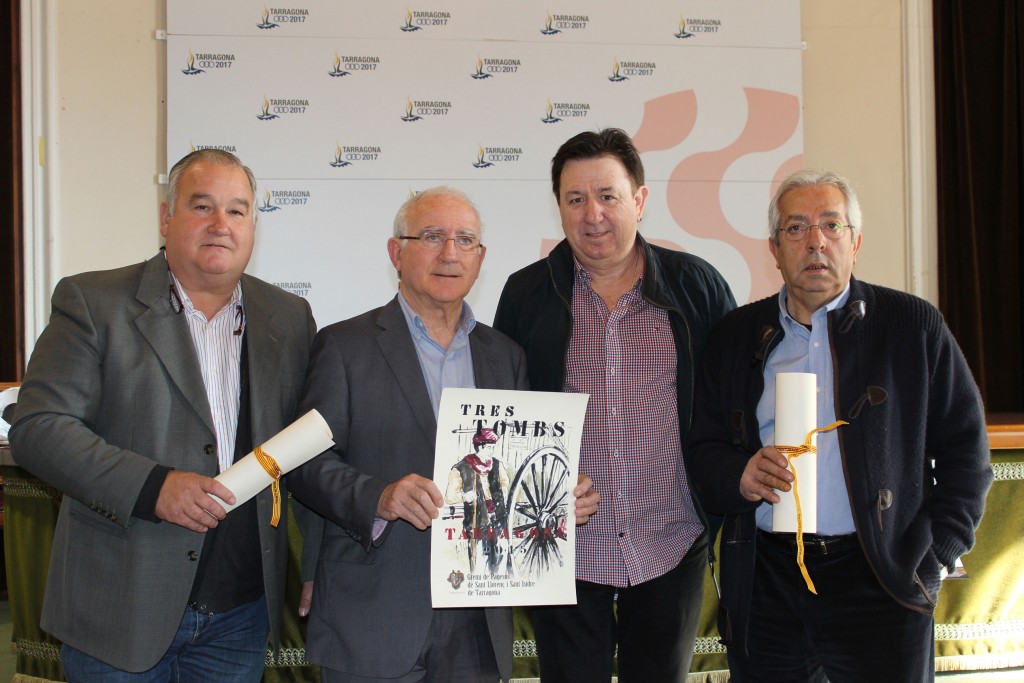 A la foto d'esquerra a dreta: Jordi Batet, Paco Zapater, Pere Salas i Jordi Rovira