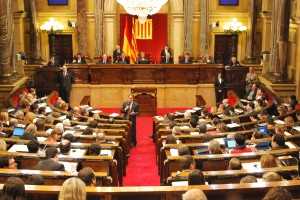 Una imatge d'arxiu d'una sessió parlamentària. Foto: Parlament.cat