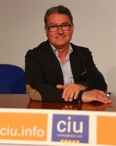 El candidat de CiU a Roda de Berà, Pere Virgili