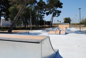 L'Skate Parc, situat a la plaça del Mas de Miret Petit del Parc Tecnològic Alba