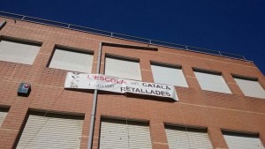 Ciutadans ha demanat la retirada d'aquesta pancarta. Foto: Tarragona21
