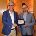 L’alcalde Ballesteros rep l’artista tarragoní Mempo