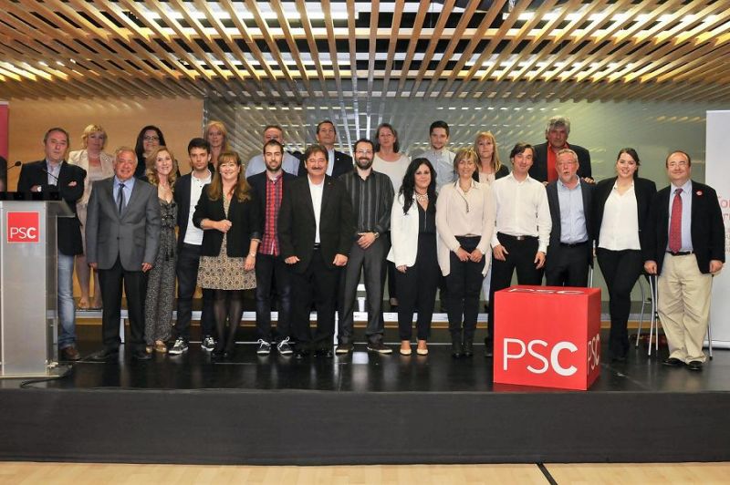 Grup socialista a Salou. Foto: Tarragona21