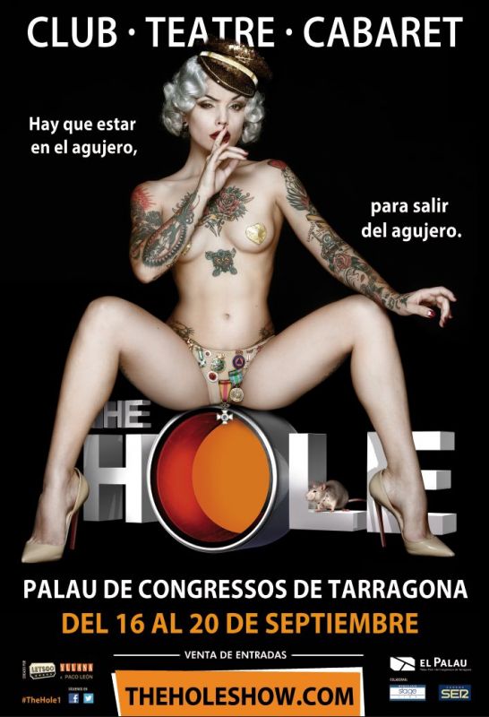 Cartell oficial del show "The Hole". Foto: Cedida