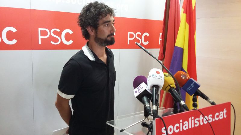 Carles Castillo anunciant la seva candidatura. Foto: Tarragona21