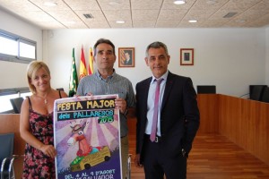 Presentació de les festes de Els Pallaresos a càrrec de l'alcalde i dos regidors. Foto: Tarragona 21