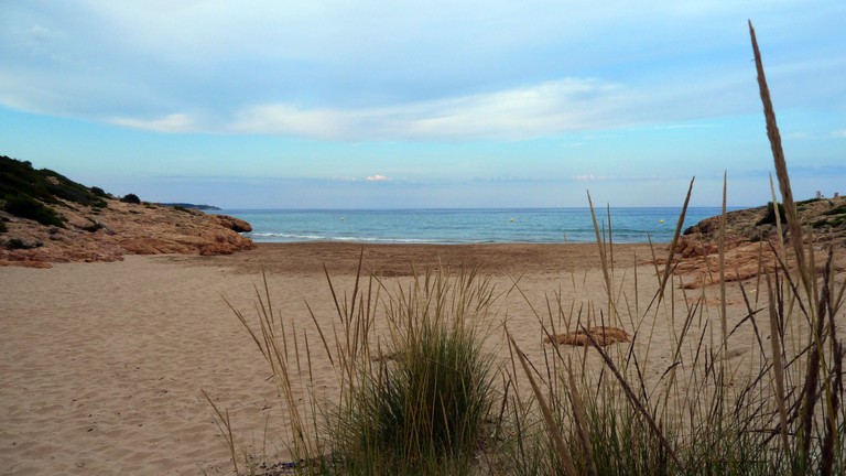 La platja dels Capellans, a Cala Romana