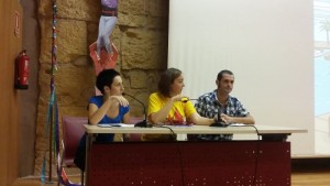 Rosa Comes, Begoña Floria i Hector de la Salud a la presentació de la iniciativa. Foto: Tarragona21