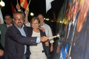 Martí Barberà i la candidata per Unió, Anna Solé. Foto: Tarragona 21