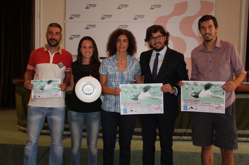 Presentació del Campionat d'Espanya de Frisbee. Foto: Cedida