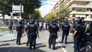 Imatge dels aldarulls del passat 11 d'agost. Foto: Tarragona21