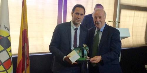 Vicente Moreno ha rebut el Premi Ramón Cobo. Foto: Cedida