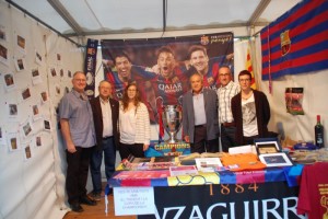L'entitat blaugrana de Vilallonga compta amb Rafael Zuviría en el seu desè aniversari. Foto: Tarragona 21