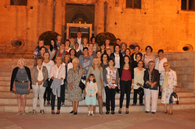 Foto de família de les participants a la trobada. oto: Anna F / Ajuntament de Torredembarra