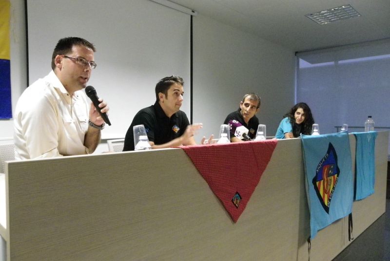 D'esquerra a dreta, Carles Cortés, Carlos Lafont, Laia Pellisa i Jordi Sasplugues. Foto: Tarragona21