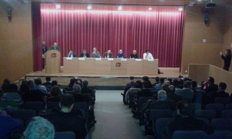 Els candidats pel 20-D per Tarragona han protagonitzat aquest vespre un debat en àmbit d'infraestructures. Foto: Tarragona 21