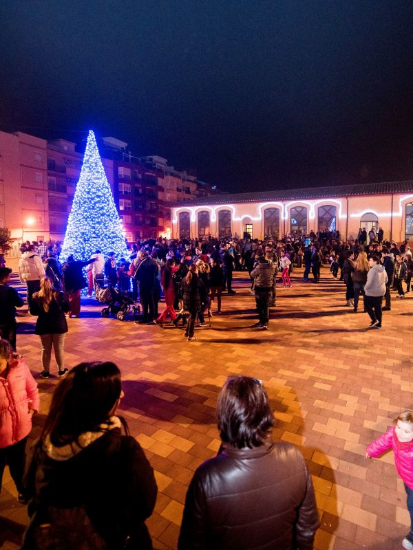 Encesa de llums de Nadal a Constantí d'anys anteriors. Foto: Cedida
